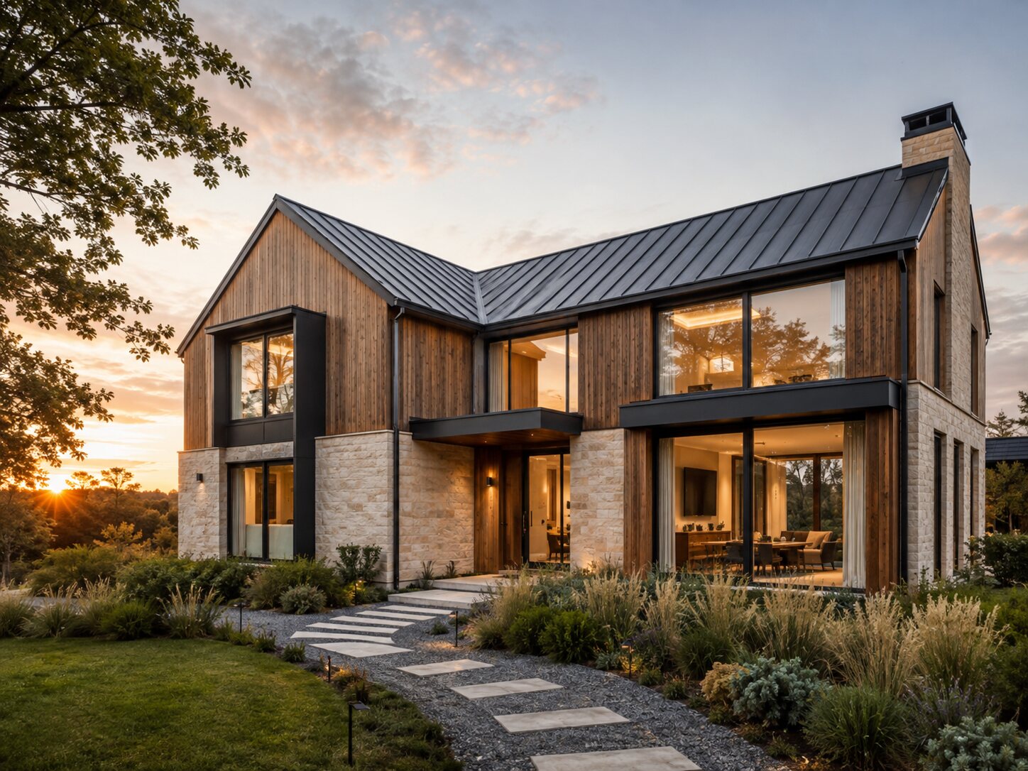 Oak & Stone custom residence